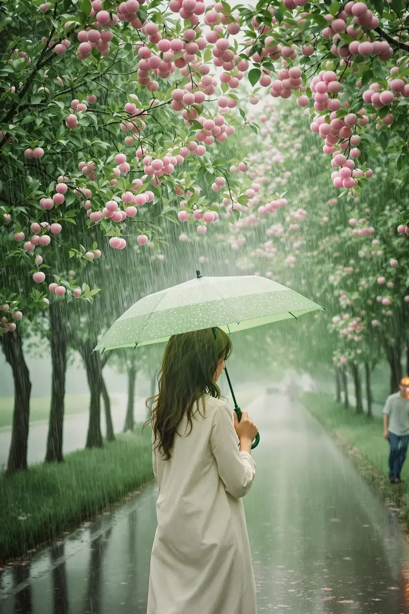 杏花微雨 - 爱情、文艺、治愈 杏花微雨 电影海报 - 性爱直播